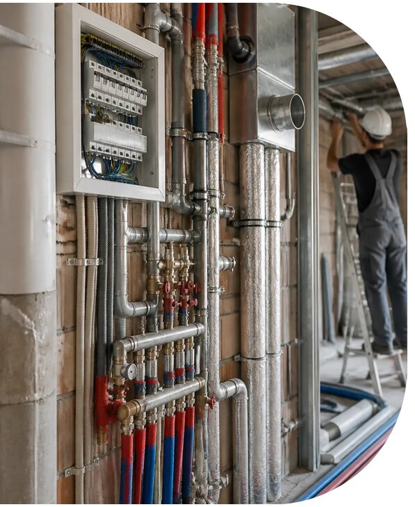 Монтаж внутренних инженерных систем домов и объектов в Якутске