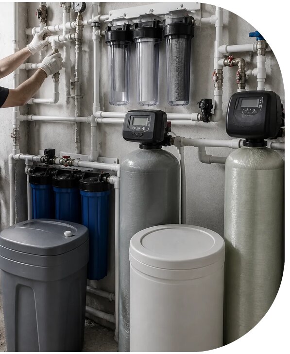 Монтаж системы водоочистки для домов и объектов в Якутске