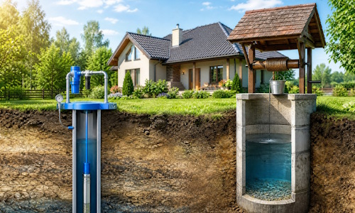 Автономное водоснабжение загородного дома Якутск: скважина или колодец